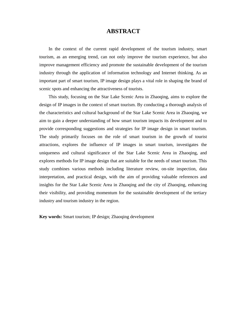 24年WP本科艺术设计 智慧旅游背景下的IP形象设计——以肇庆星湖景区为例定稿-约20548字符.docx_第3页