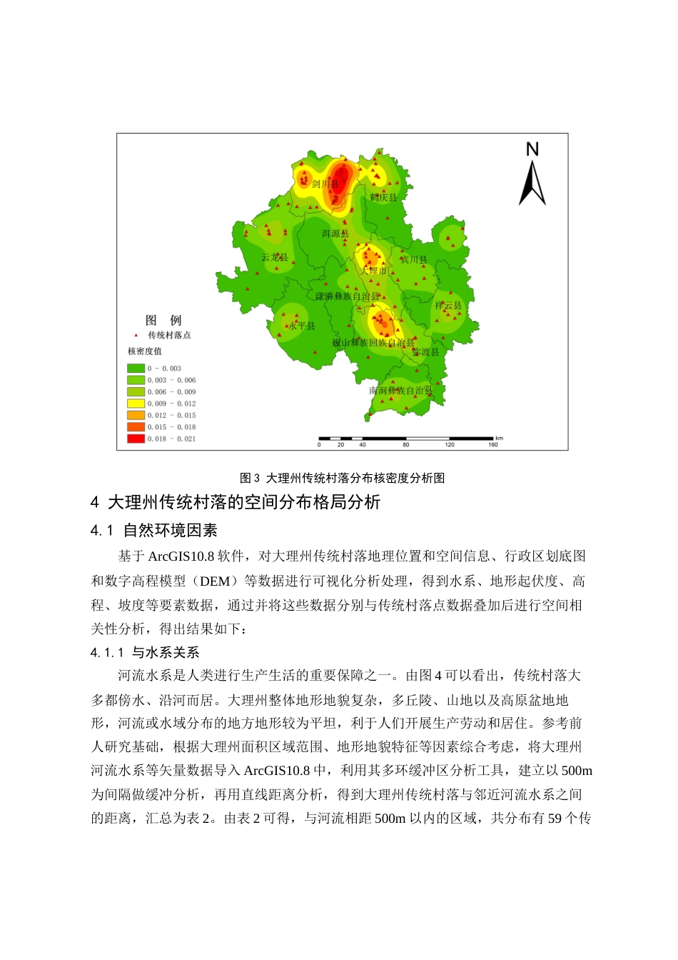 24年WP交稿人文地理与城乡规划 大理州传统村落空间布局特征及影响因素研究定稿-约13087字符.docx_第8页