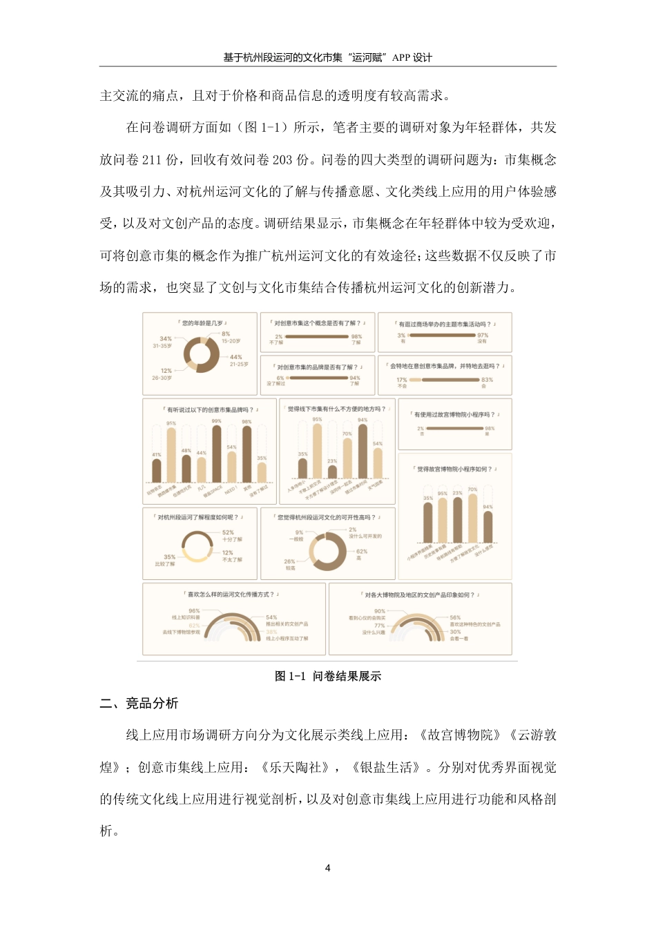 24年查重低数字媒体艺术 基于杭州段运河的文化市集“运河赋”APP设计-最终稿正文定稿-约26776字符.pdf_第10页