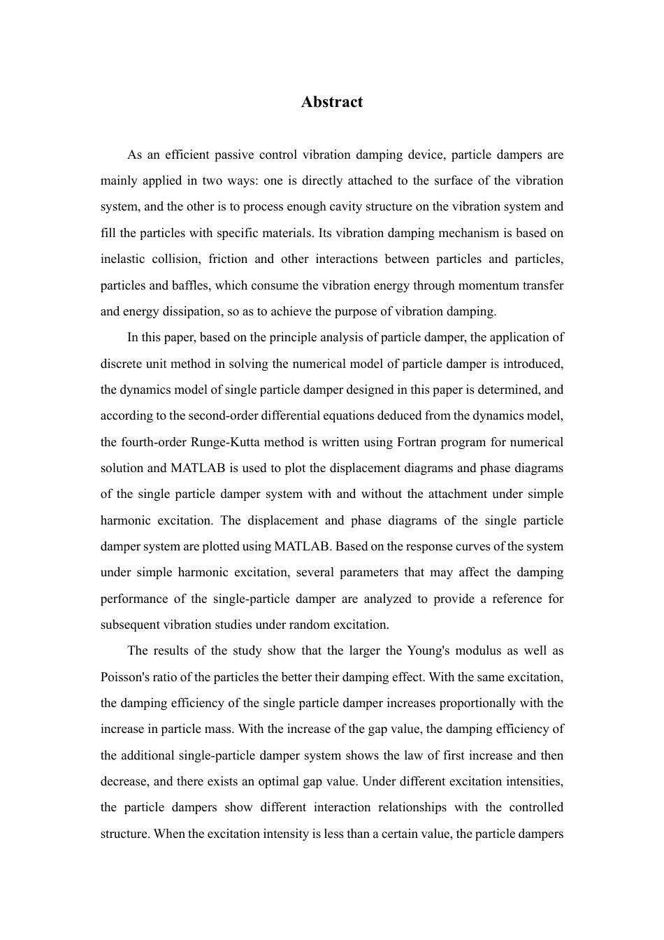 24年查重低机械自动化 不同载荷激励下单颗粒阻尼器的减振性能分析-最终稿正文定稿-约38901字符.pdf_第6页