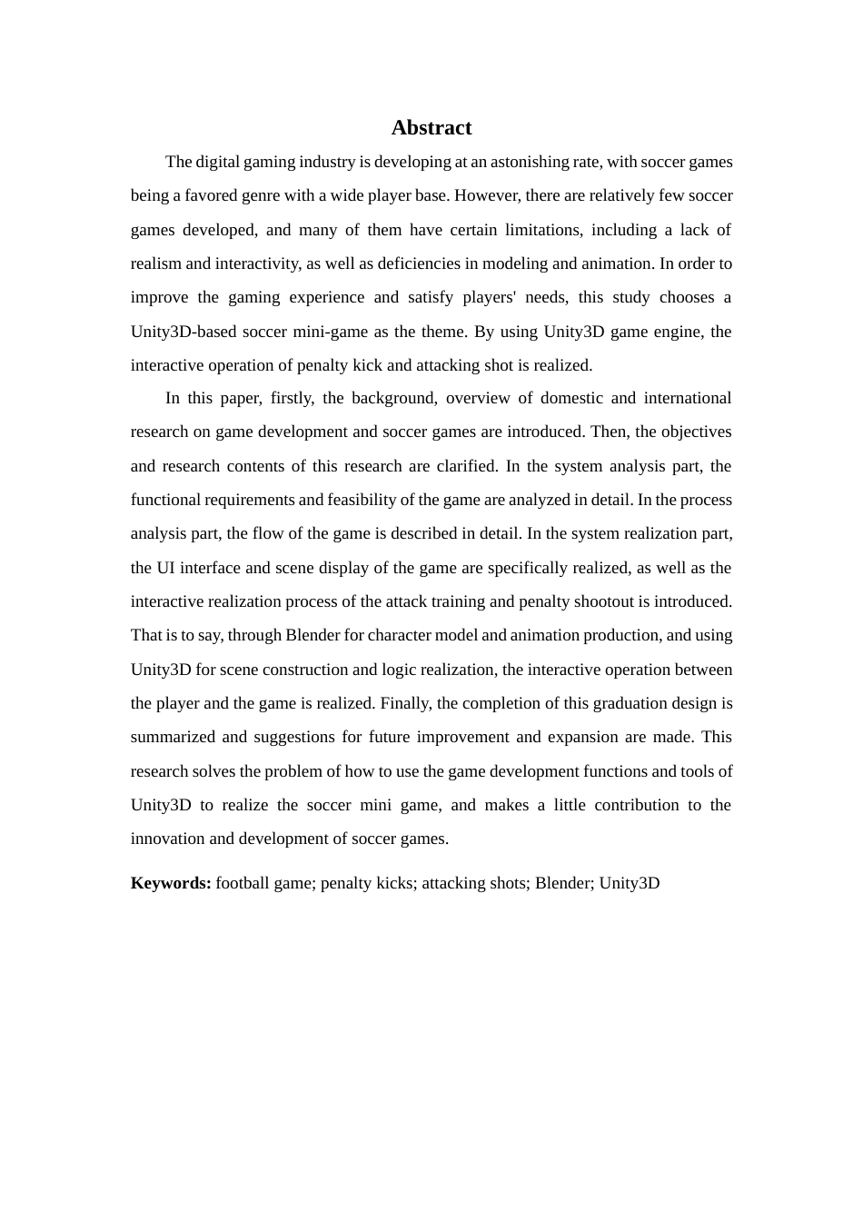 24年查重低数字媒体技术 基于Unity3D的足球小游戏的设计与实现定稿-约21732字符.docx_第5页