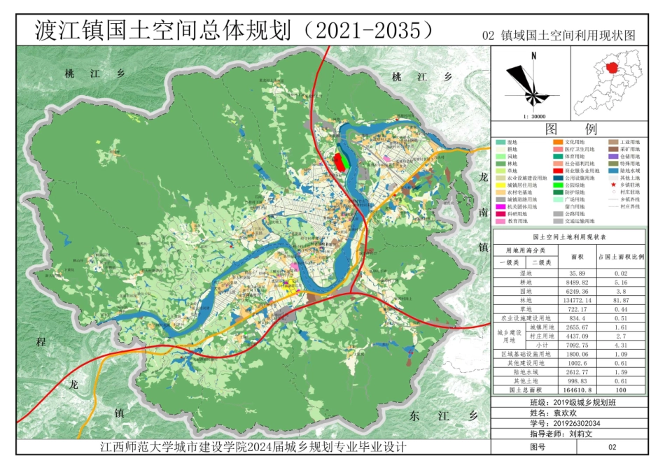 24年WP本科城乡规划-渡江镇国土空间总体规划（2021-2035)-约108570字符.pdf_第3页