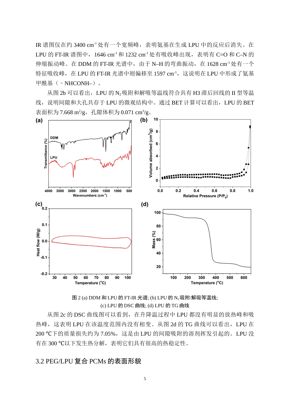 24年WP交稿应用化学 聚乙二醇聚脲定形复合相变材料的制备及其性能研究  定稿 修改-约13253字符.docx_第8页