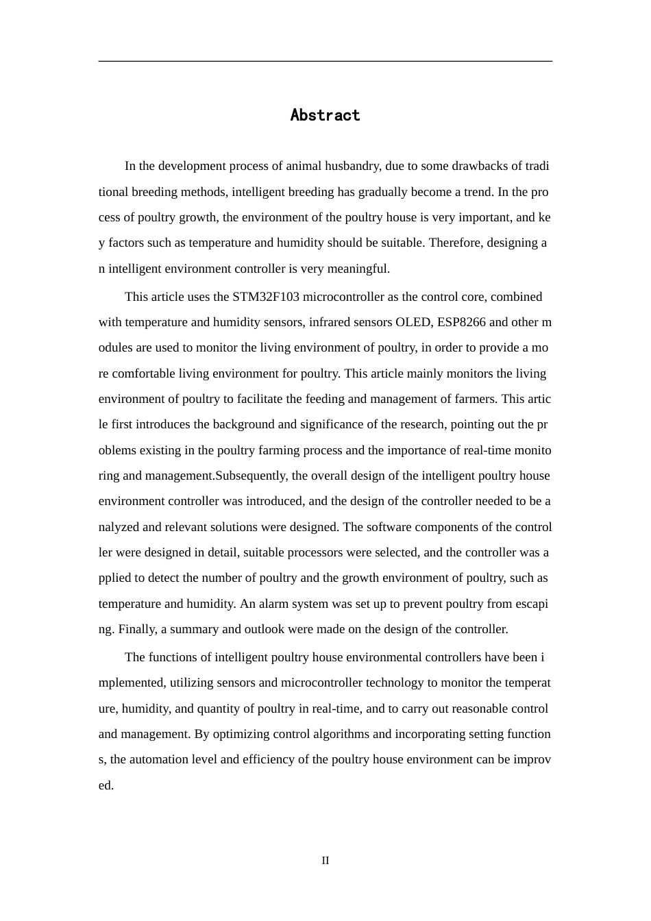 24年WP交稿电子信息工程 智能化禽舍环境控制器设计定稿.doc_第2页