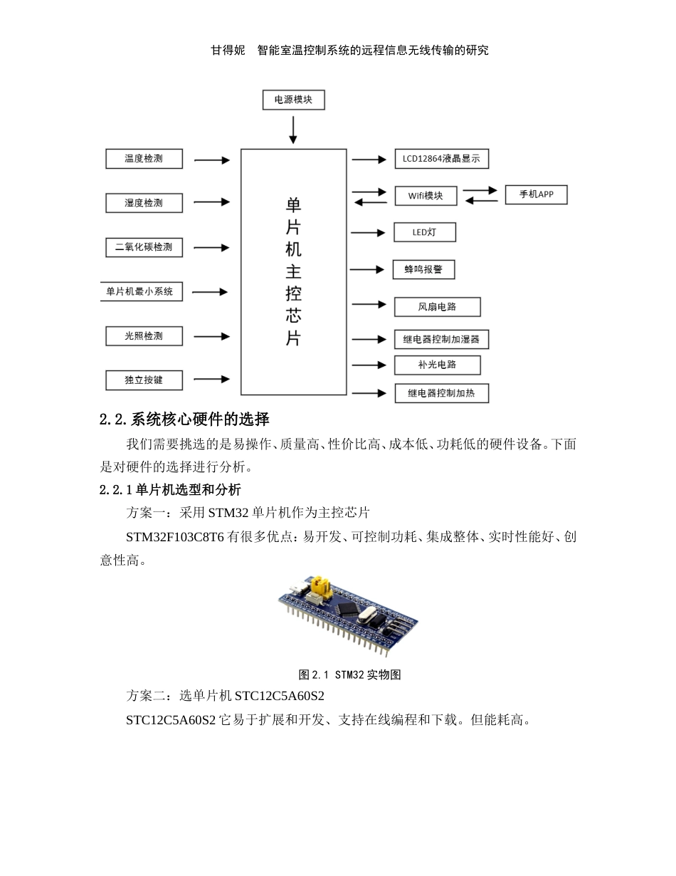 24年WP交稿通信工程 智能室温控制系统的远程信息无线传输的研究定稿.doc_第10页