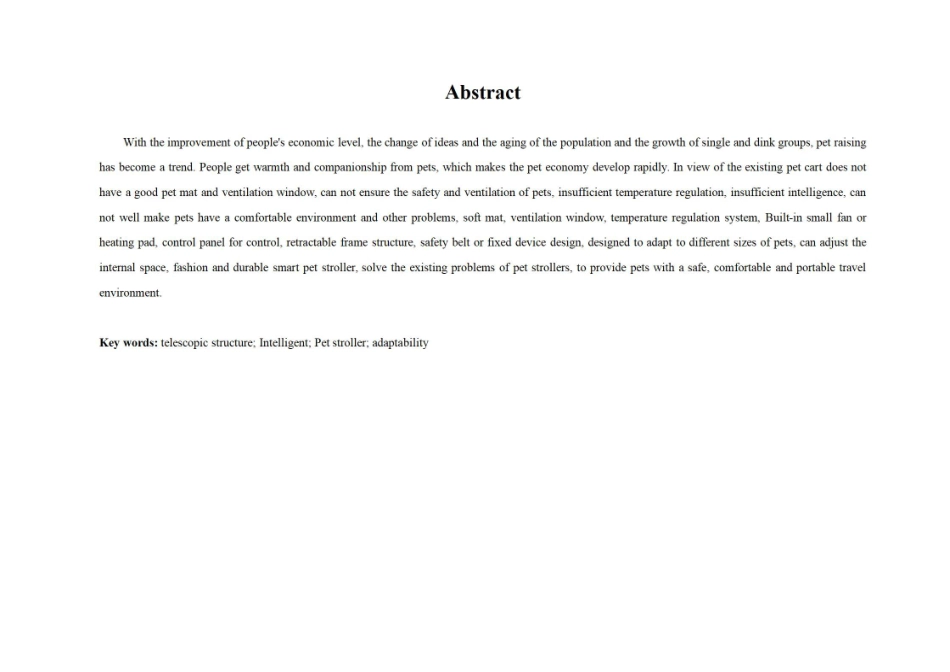 24年WP本科工业设计 智能宠物推车设计终稿-约15930字符.pdf_第3页