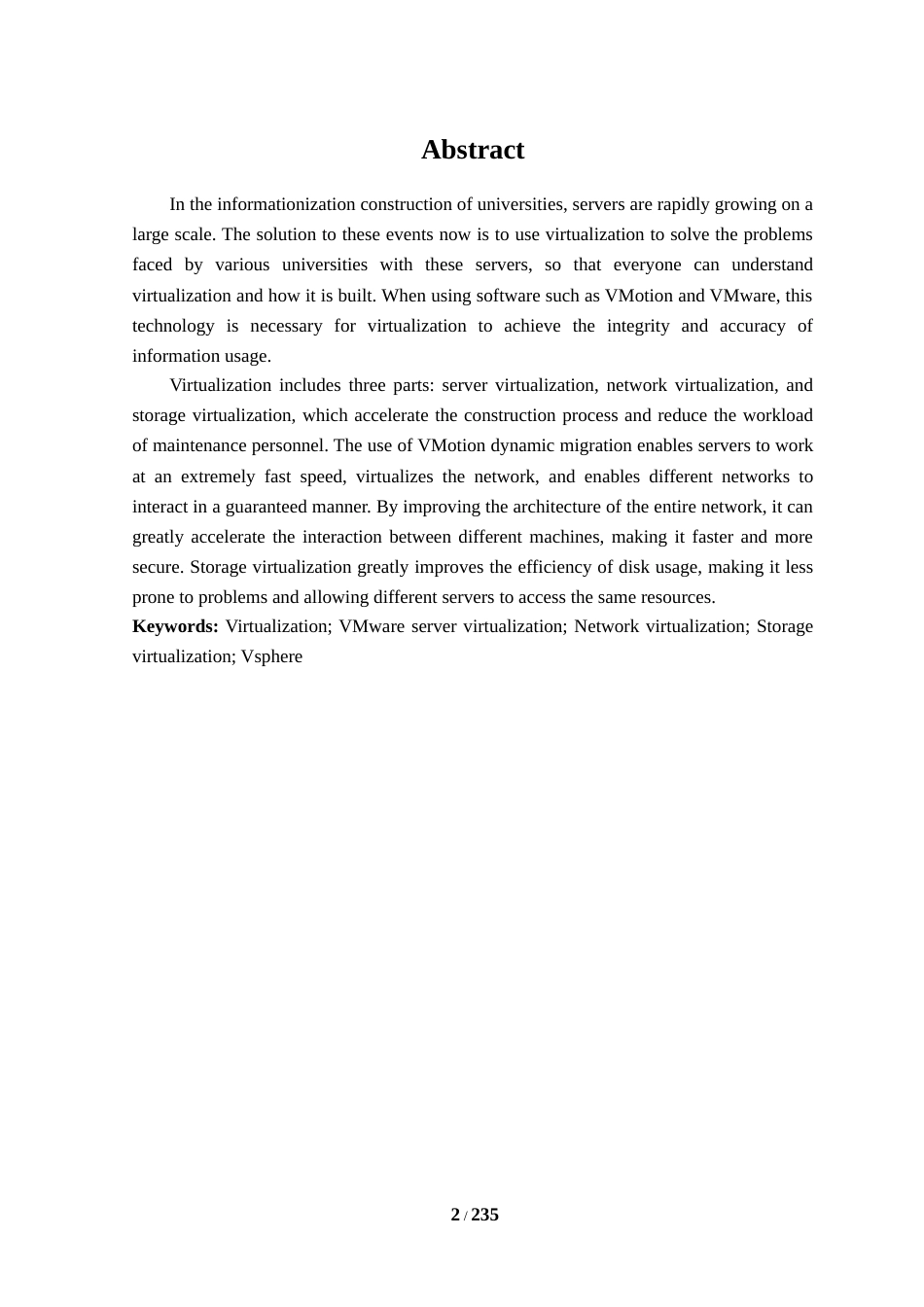 24年WP本科 基于VMwarevSphere的虚拟化平台研究的设计与实现重11.15%-约23703字符.docx_第3页