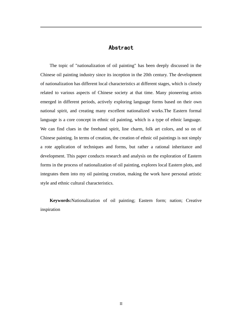 24年WP交稿美术 油画民族化进程中东方形式的探索对我油画创作的启发定稿-约16440字符.docx_第2页