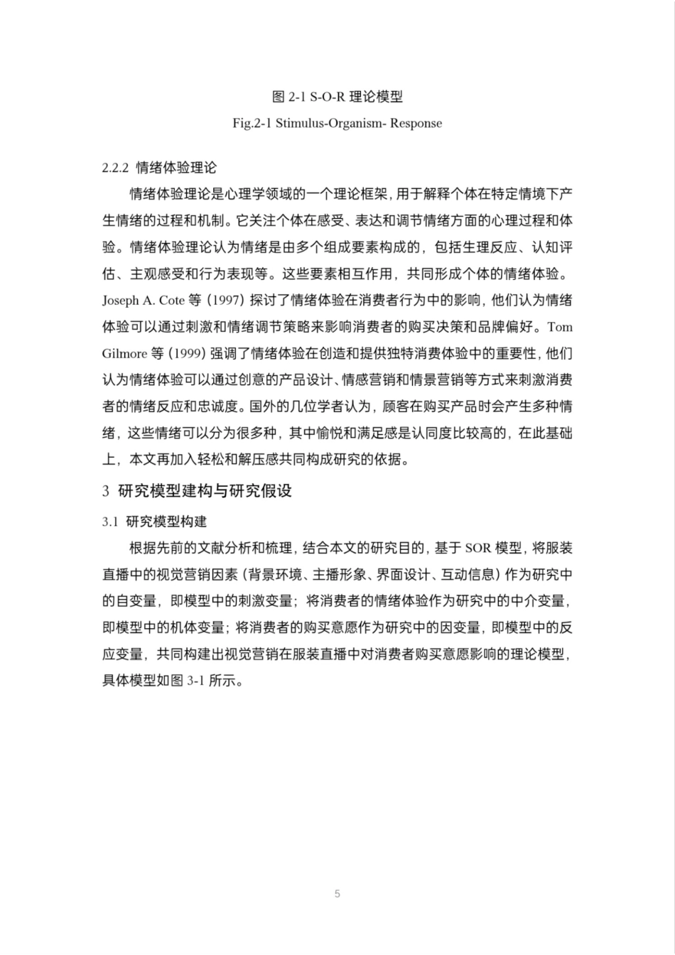 24年WP本科电商电子商务 视觉营销在服装直播中对消费者购买意愿的影响研究定稿.docx_第10页