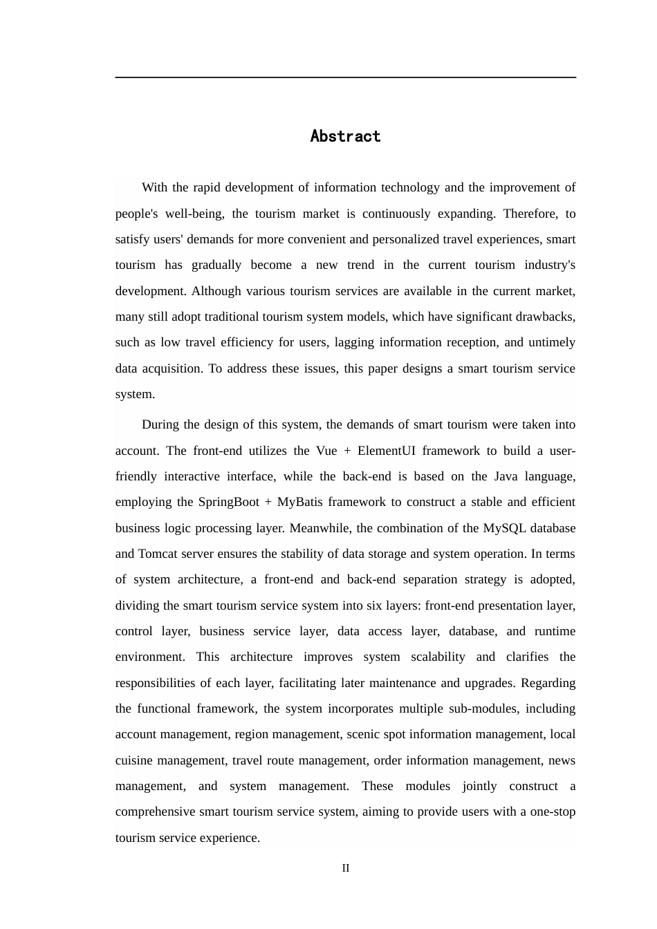 24年WP交稿计算机 智慧旅游服务系统设计与实现定稿-约29287字符.docx_第1页