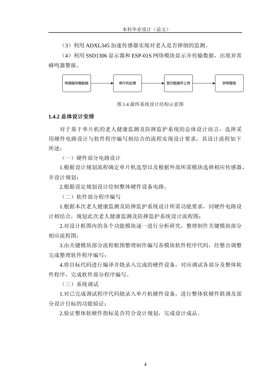 24年WP交稿电子信息工程 基于STM32单片机的老人健康监测及防摔监护的系统设计定稿-约21686字符.docx_第8页