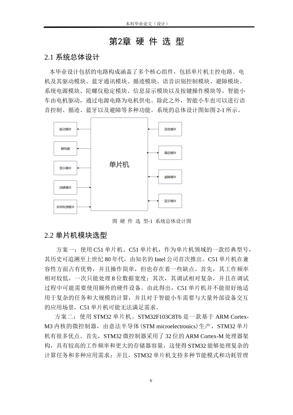 24年WP本科自动化 基于stm32单片机的智能小车设计定稿.docx_第6页