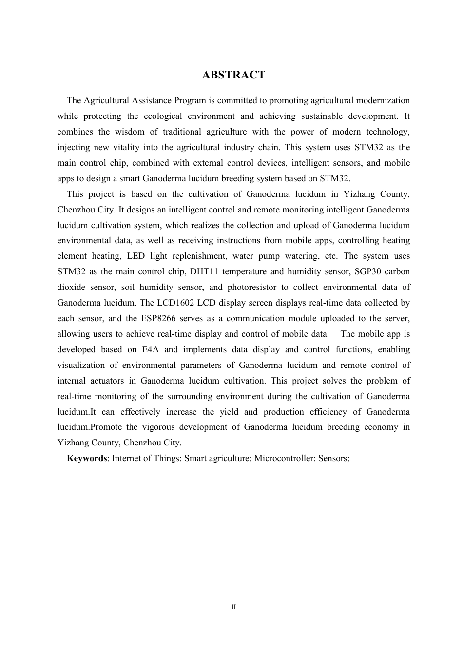 24年WP交稿物联网 基于STM32的智慧灵芝养殖系统-定稿-约22420字符.pdf_第3页