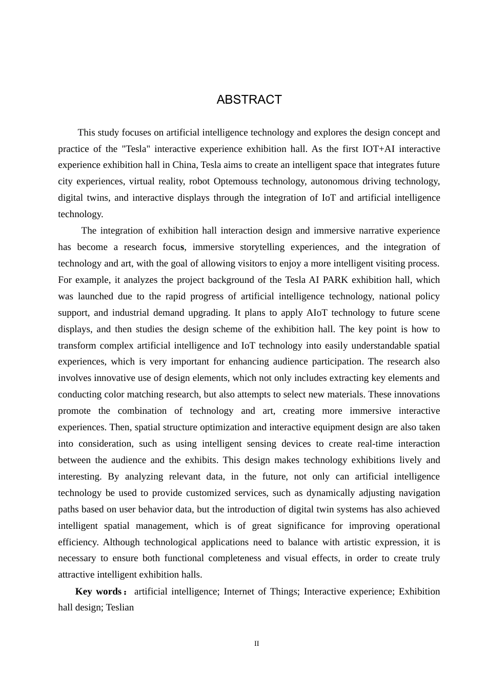 25年WP本科环境设计室内-人工智能视角下“特斯联”互动体验展厅设计定稿 过AI率-约11727字符.doc_第2页