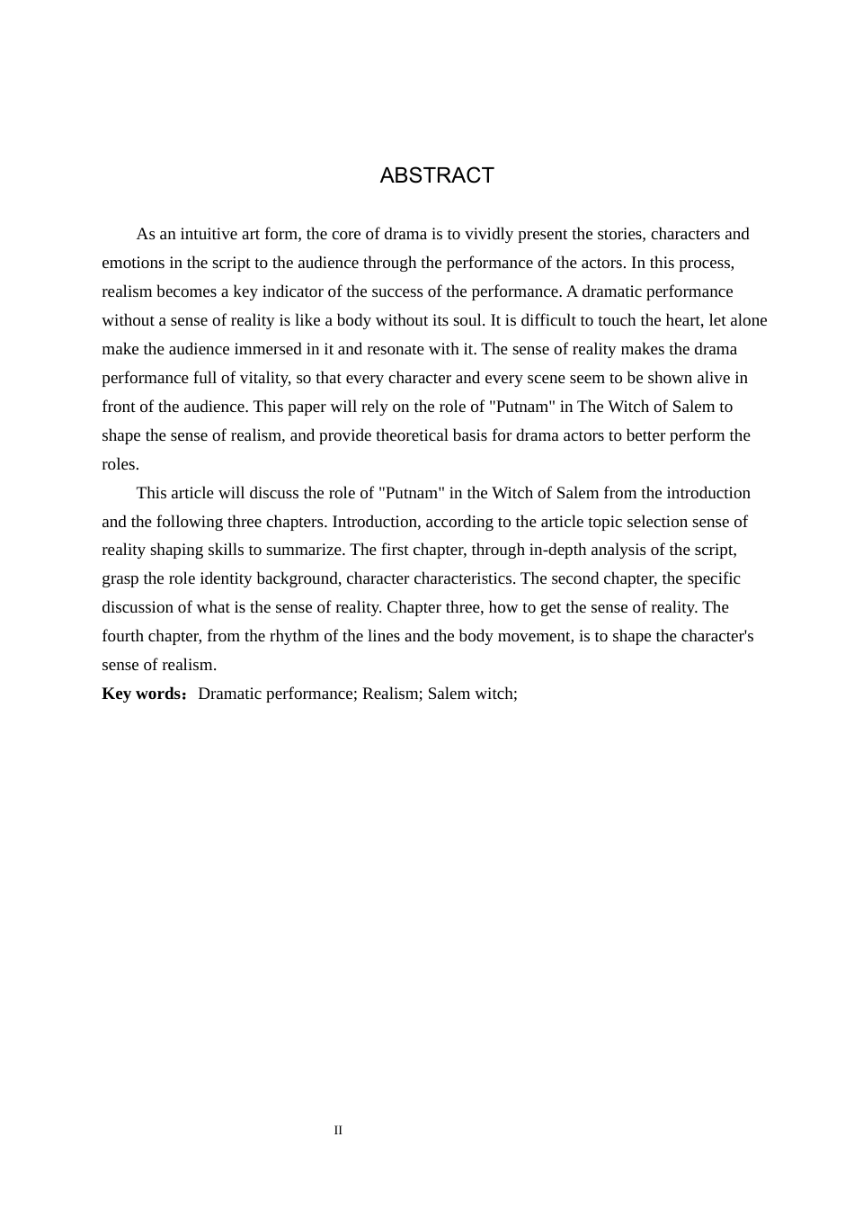 25年WP表演 戏剧表演中真实感的塑造-以《萨勒姆的女巫》中‘普特南’为例定稿 过AI-约13484字符.docx_第2页