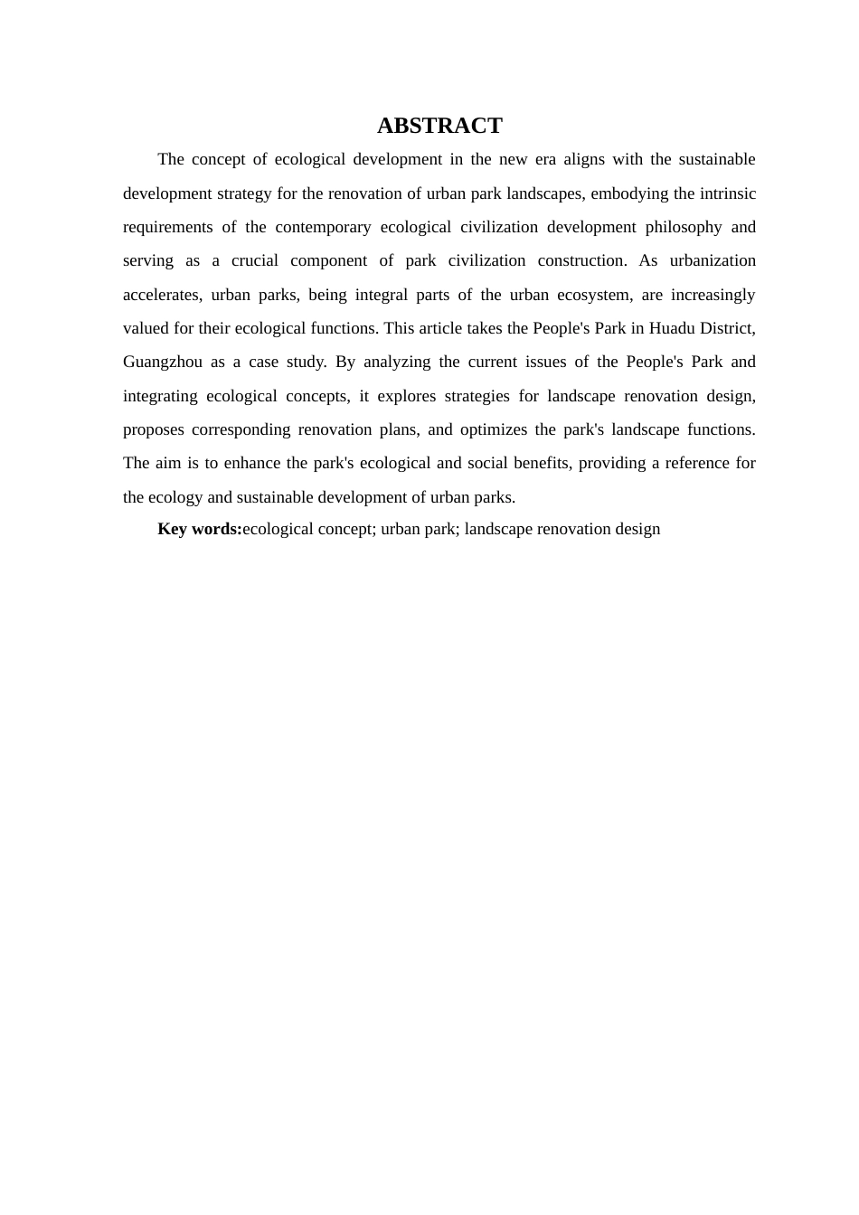 25年WP风景园林本科-基于生态理念的广州市花都区人民公园景观改造设计定稿 过AI-约13334字符.docx_第3页
