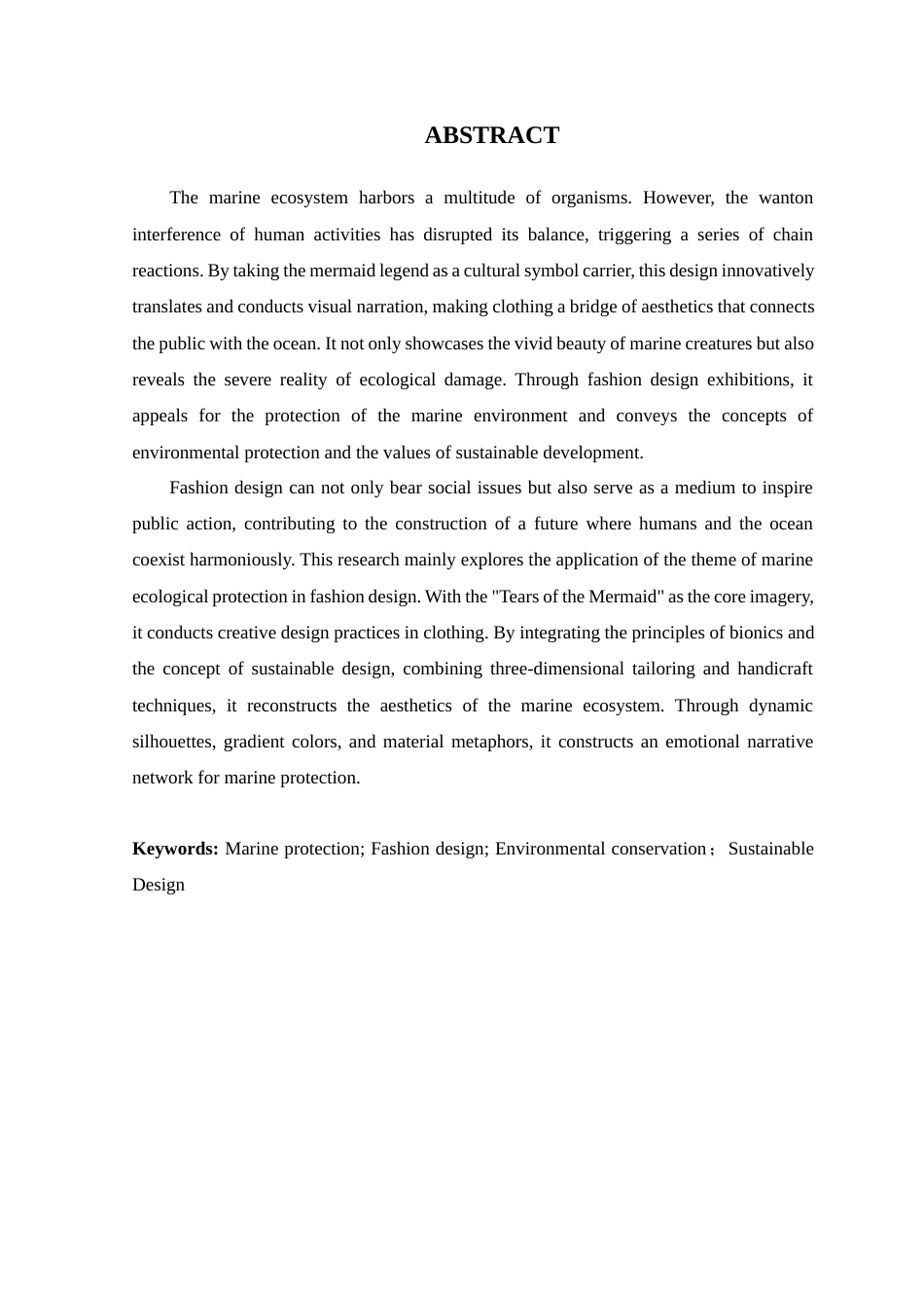 25年WP服装设计本科-基于海洋保护主题的服装设计探索定稿 过AI-约17706字符.docx_第3页