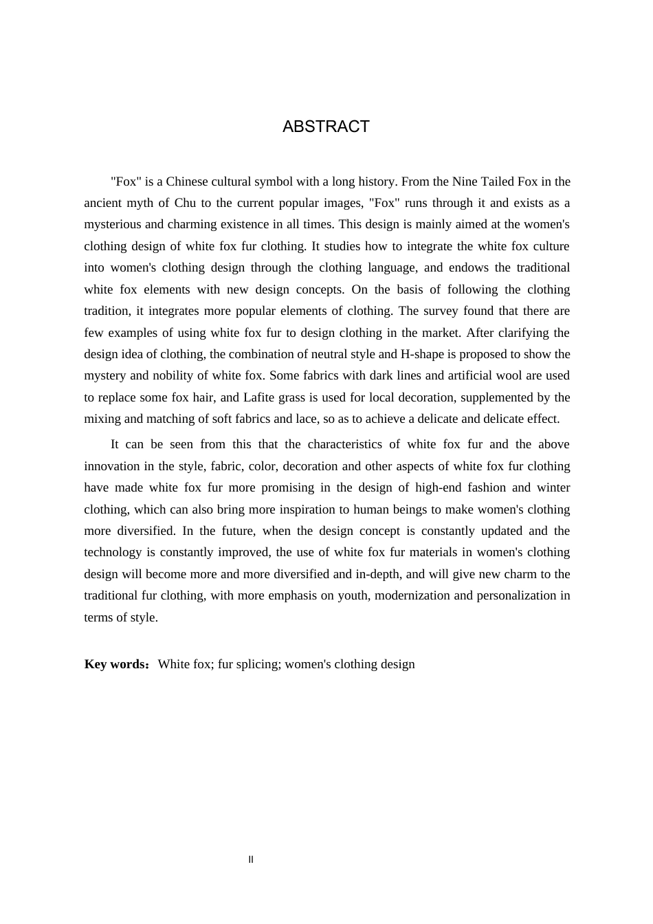 25年WP服装与服饰设计 白狐毛皮材料在女装设计中的应用与创新定稿 过AI率-约8439字符.docx_第2页