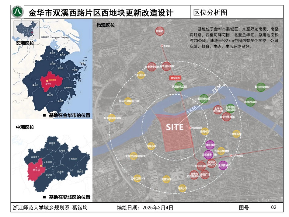 25年WP过AI城乡规划 金华市双溪西路片区西地块更新改造设计_论文答辩稿-约18002字符.pdf_第5页