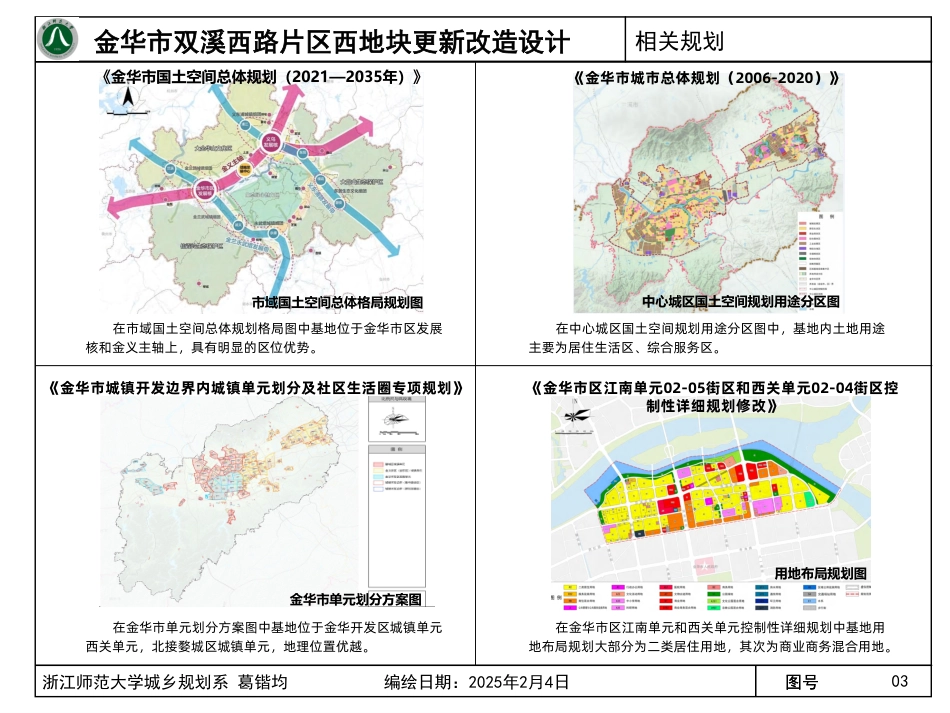 25年WP过AI城乡规划 金华市双溪西路片区西地块更新改造设计_论文答辩稿-约18002字符.pdf_第6页