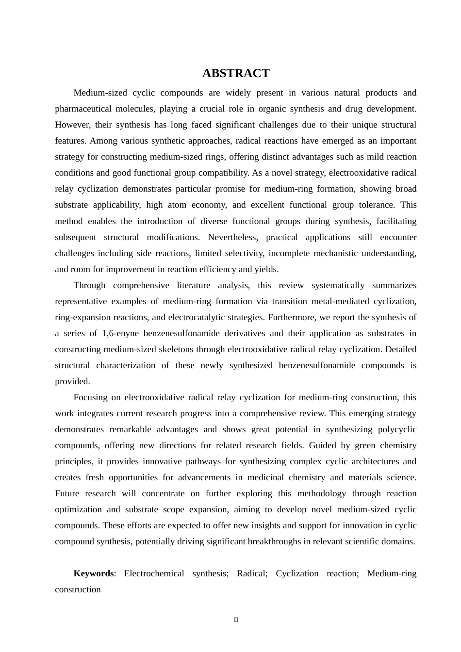 25年WP过AI化学 电氧化自由基接力环化构建中环骨架本科答辩稿-约23470字符.doc_第3页