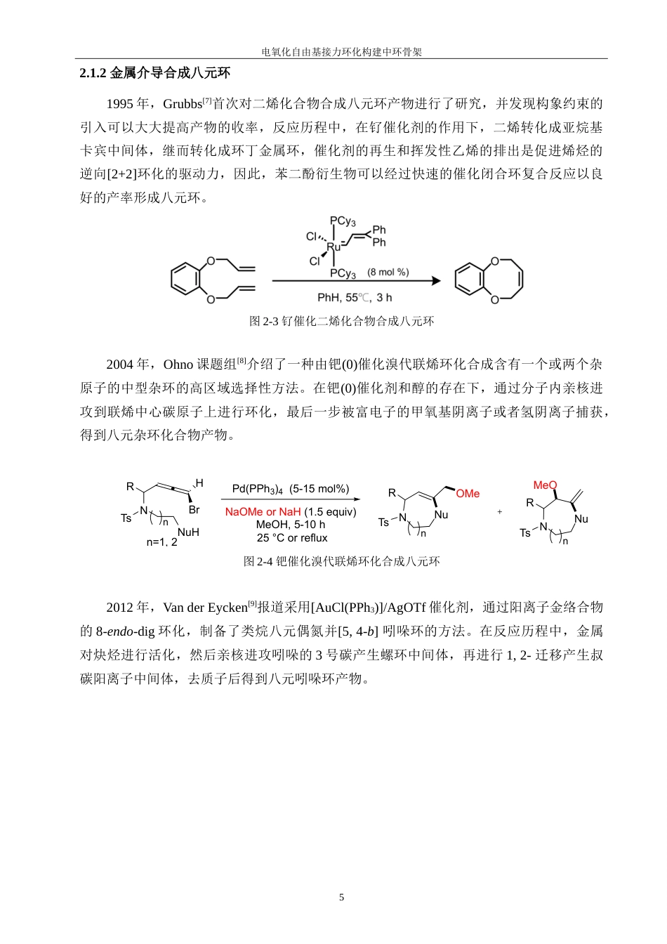 25年WP过AI化学 电氧化自由基接力环化构建中环骨架本科答辩稿-约23470字符.doc_第9页