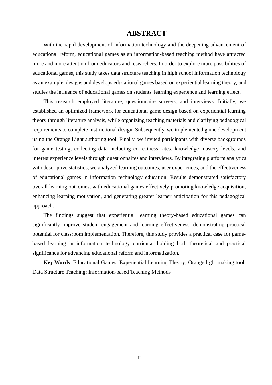25年WP过AI教育技术 基于体验式学习理论的教育游戏设计与开发——以高中信息技术线性数据结构教学为例答辩稿本科-约38170字符.docx_第3页
