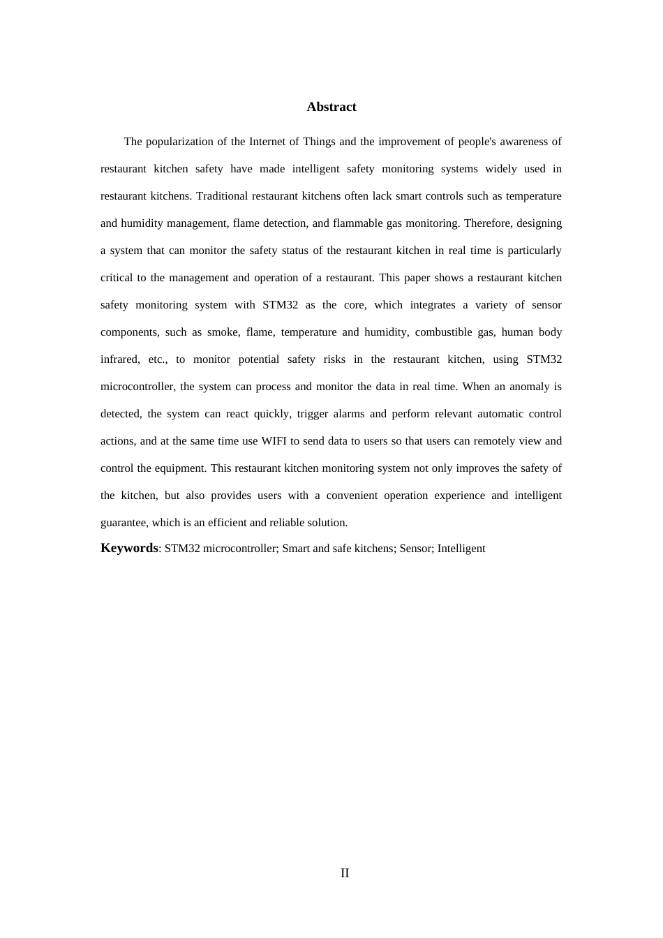 25年WP过AI率电子信息工程-基于STM32的餐厅厨房安全监测系统设计与实现16.50定稿.doc_第4页