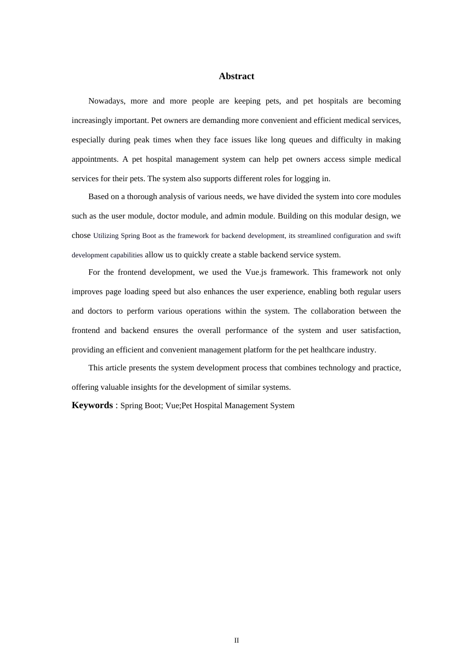 25年WP过AI率计算机科学与技术-基于springboot的宠物医院管理系统的设计与实现6.550定稿.doc_第3页