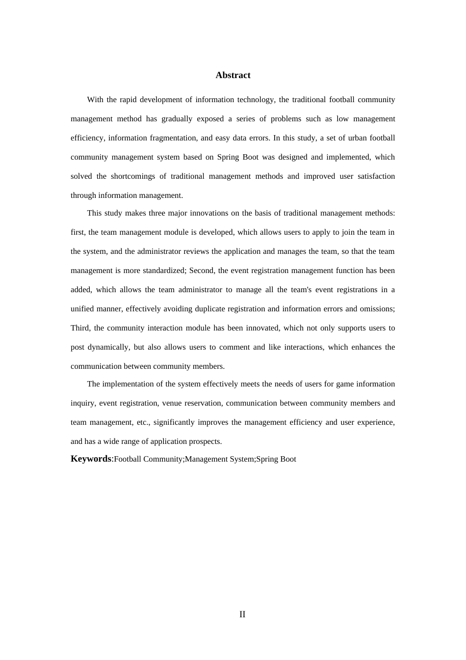 25年WP过AI率计算机科学与技术-基于SpringBoot的足球社区管理系统的设计和实现12.260定稿-约48082字符.doc_第4页