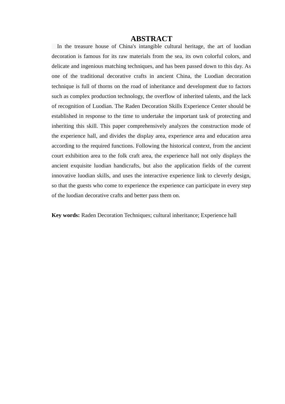 25年WP环境设计本科-基于文化传承的螺钿装饰技艺体验馆空间设计研究定稿 过AI.doc_第3页