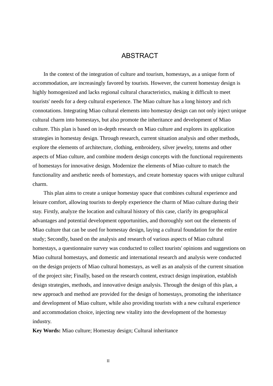 25年WP环境设计室内 苗族文化元素在民宿设计中的应用 关键词：苗族文化；民宿设计；文化传承定稿 过AI率-约10743字符.docx_第2页