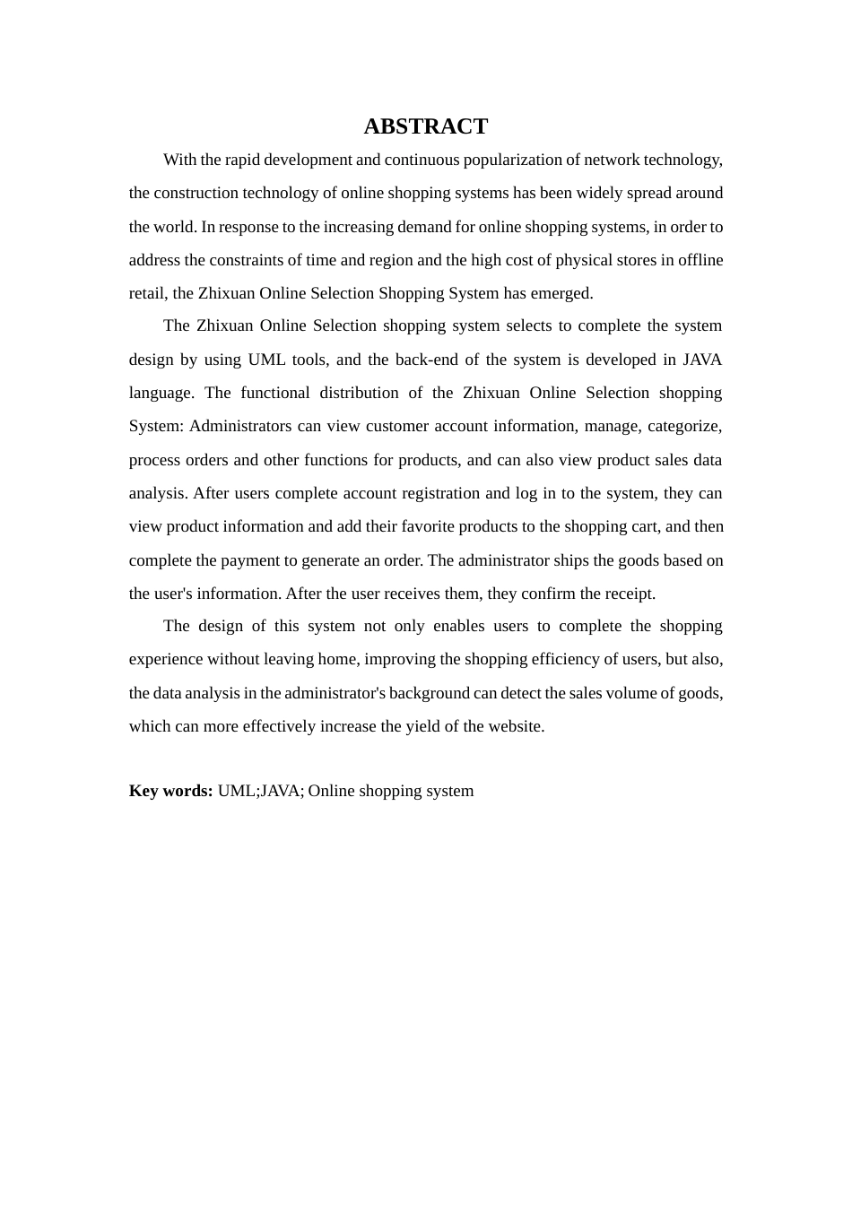 25年WP计算机本科-智选在线甄选购物系统定稿 过AI-约11546字符.docx_第3页