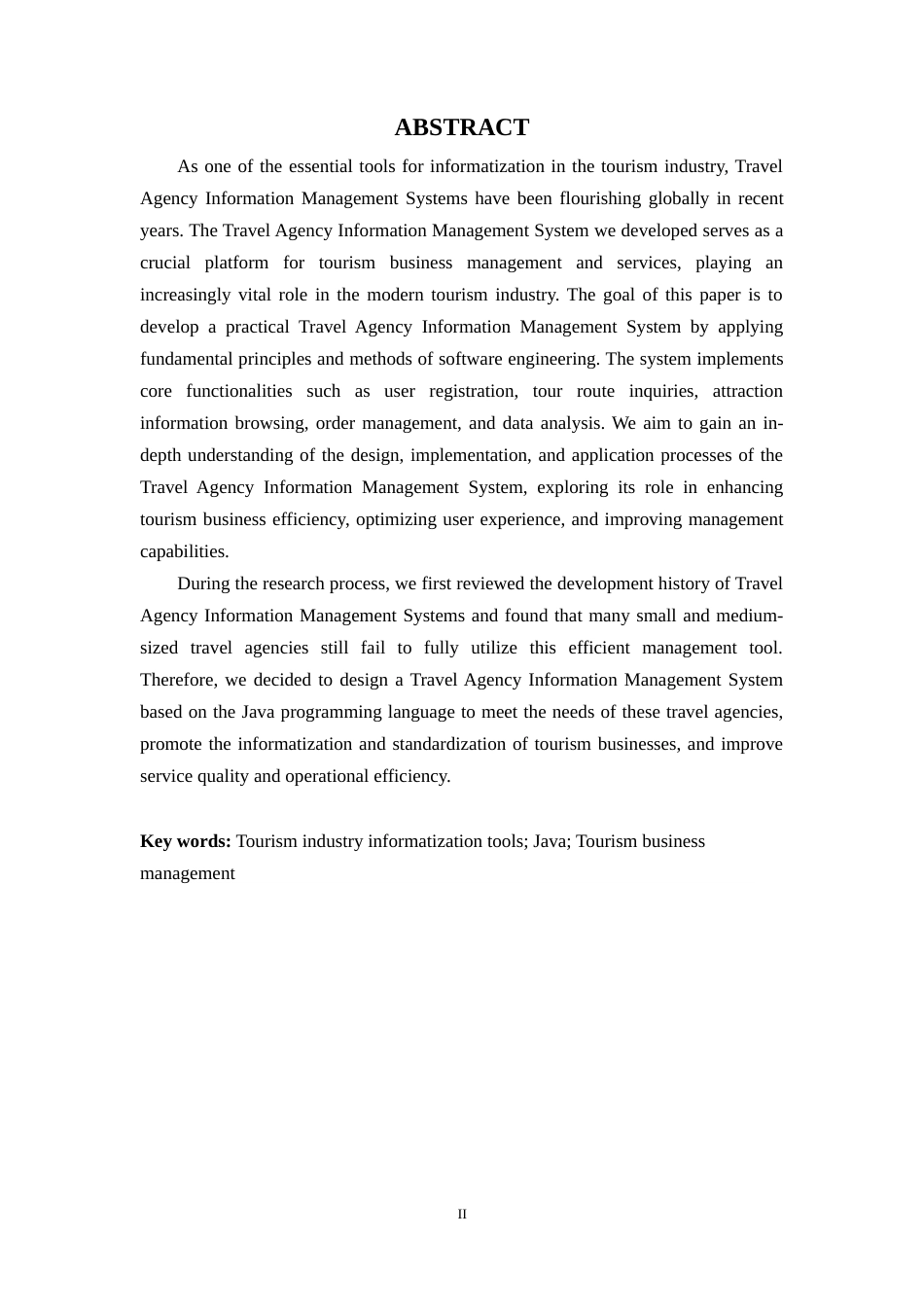 25年WP计算机科学-旅行社信息管理系统的设计与实现定稿-约14032字符.docx_第3页