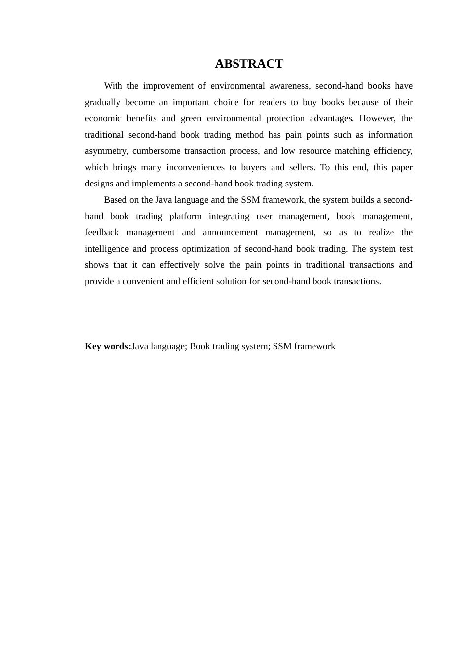 25年WP计算机科学-沐二手书籍交易系统的设计与实现定稿-约20350字符.doc_第3页