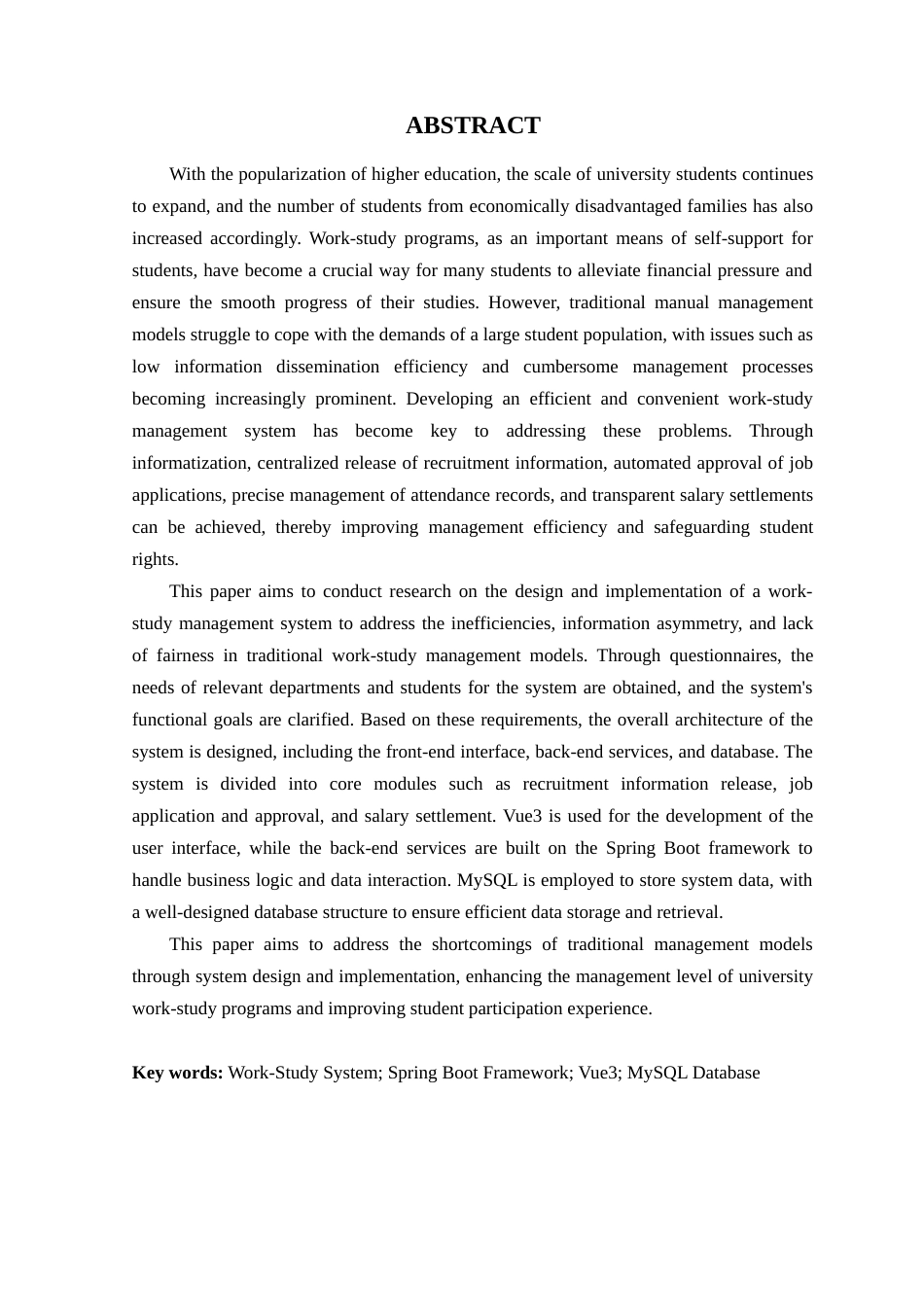 25年WP软件工程本科 未来教育大学勤工俭学系统的设计与实现学院：信息技术学院定稿 过AI-约22384字符.doc_第3页
