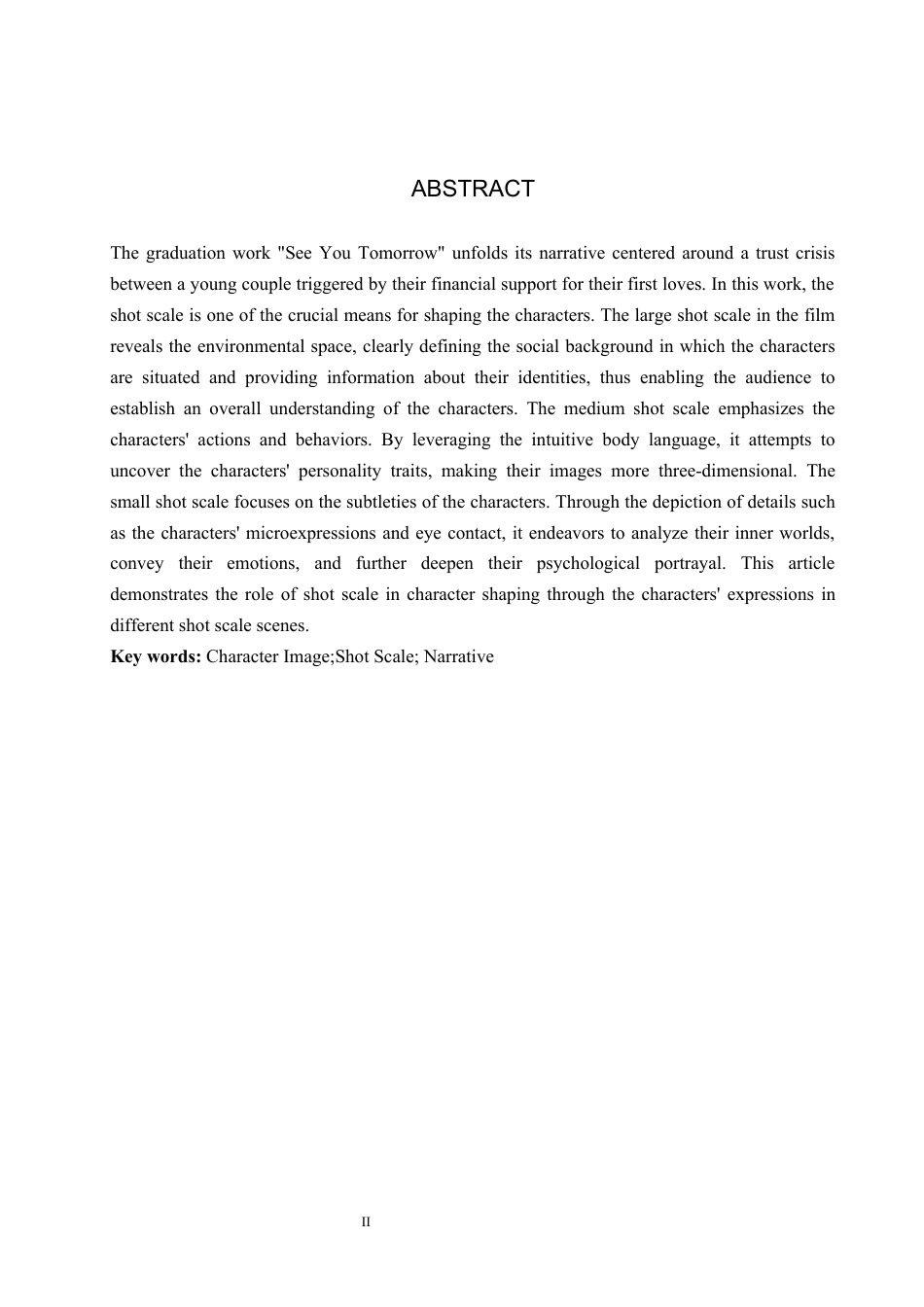 25年WP摄影-毕业作品《明天见》中景别对人物形象的塑造定稿 过AI-约15358字符.docx_第2页