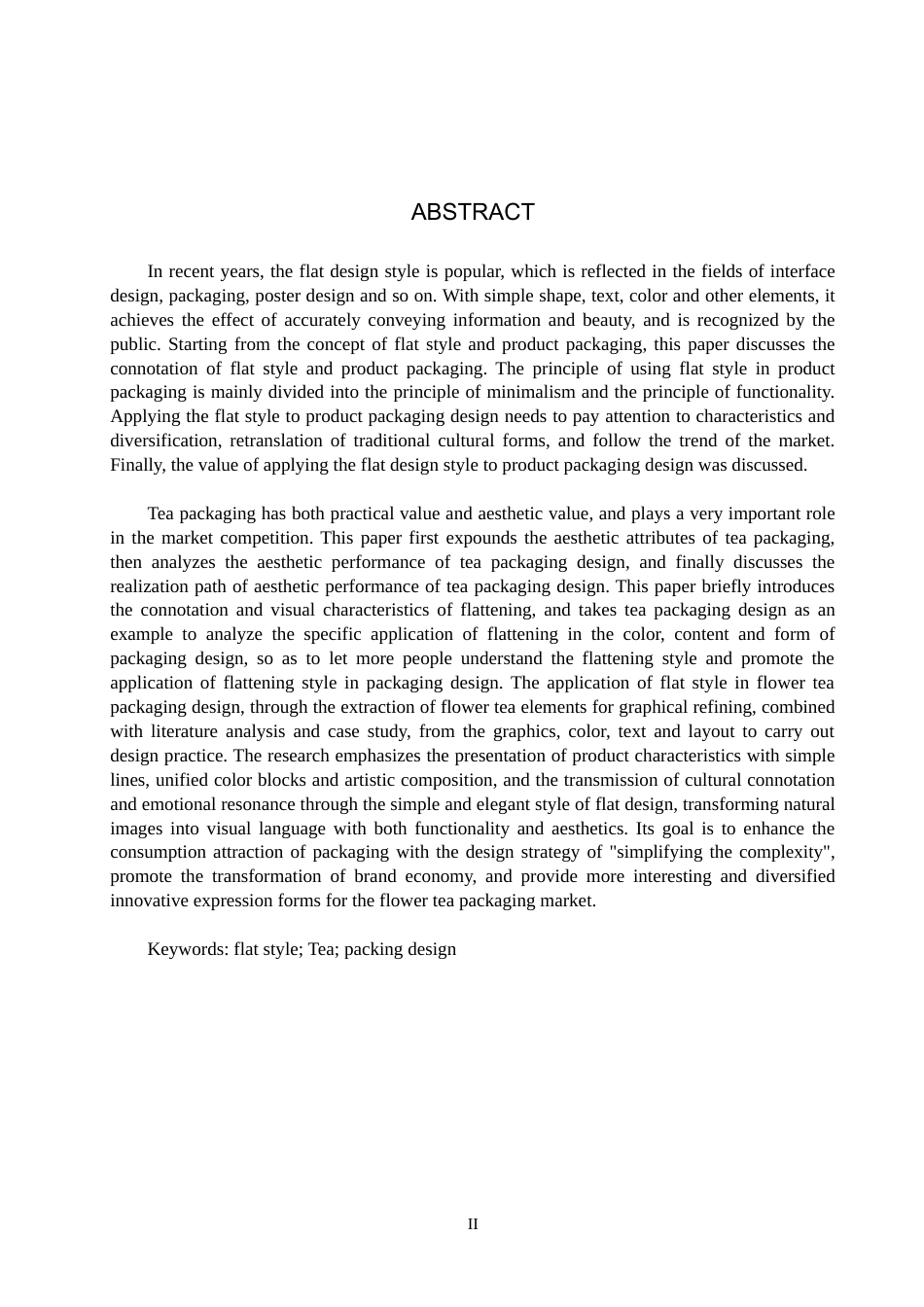 25年WP视觉传达-扁平化风格在“翠茗阁”茶叶包装设计中的创新与应用定稿 过AI率-约19642字符.doc_第2页