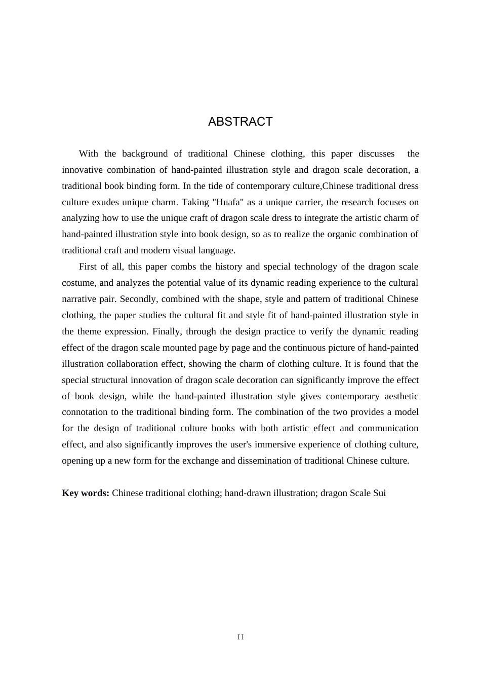 25年WP视觉传达-手绘插画风格在《华服》书籍设计中的创新与运用-20docx(1)定稿 过AI率-约16694字符.doc_第2页