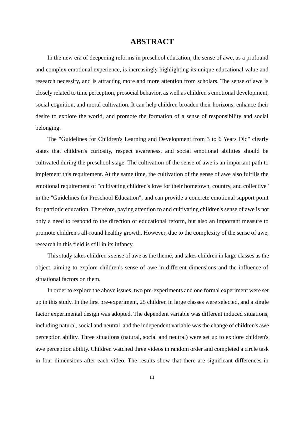 25年WP过AI学前教育 不同敬畏源对大班幼儿敬畏感知能力的影响答辩稿本科-约29709字符.docx_第4页