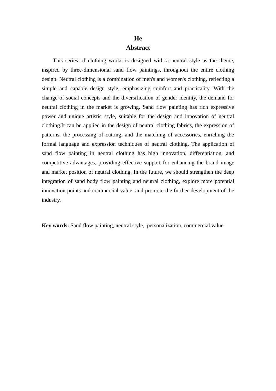 23年WP 服饰服装设计中性风格服装设计三维立体的沙体流画为设计灵感来源 关键词：沙体流画，中性风格，个性化，商业价-约25614字符.docx_第3页