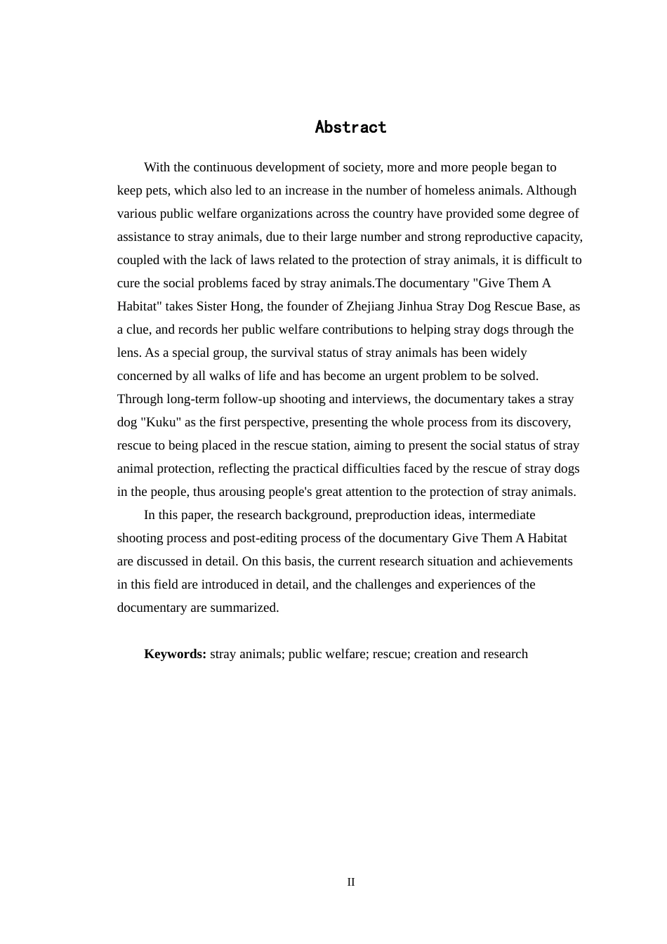 23年WP数字媒体 纪录片《给它一个家》创作与研究-约21498字符.docx_第4页