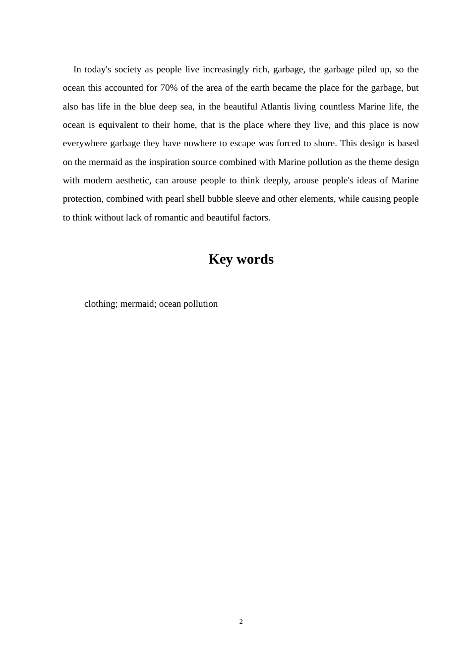 23年WP 服装与服饰设计 《深海传说》设计说明关键词 服装；人鱼；海洋污染-约6563字符.docx_第3页
