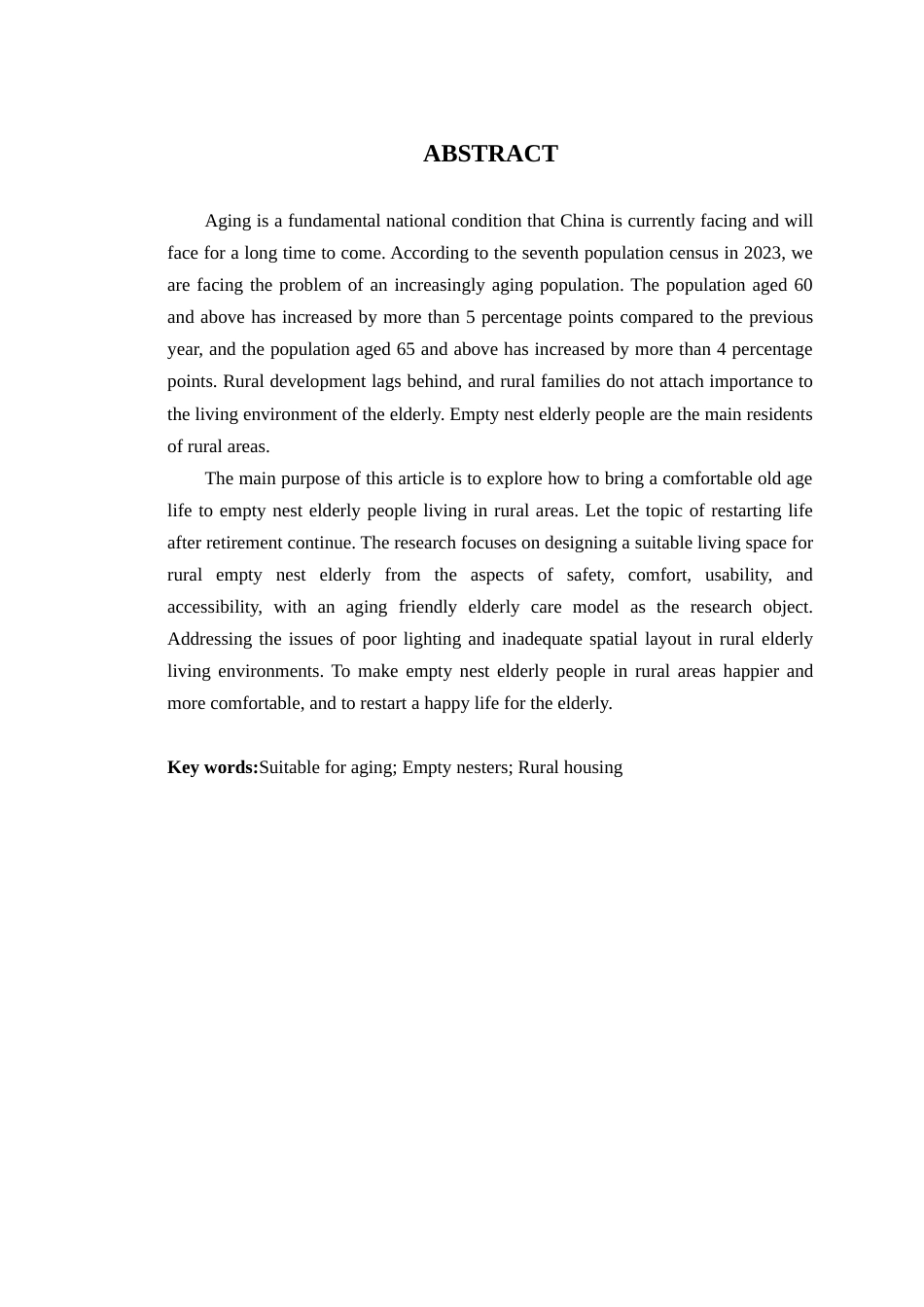 24年WP专升本环境设计 适老化设计在空巢老人居住空间中的应用研究-约21240字符.docx_第5页