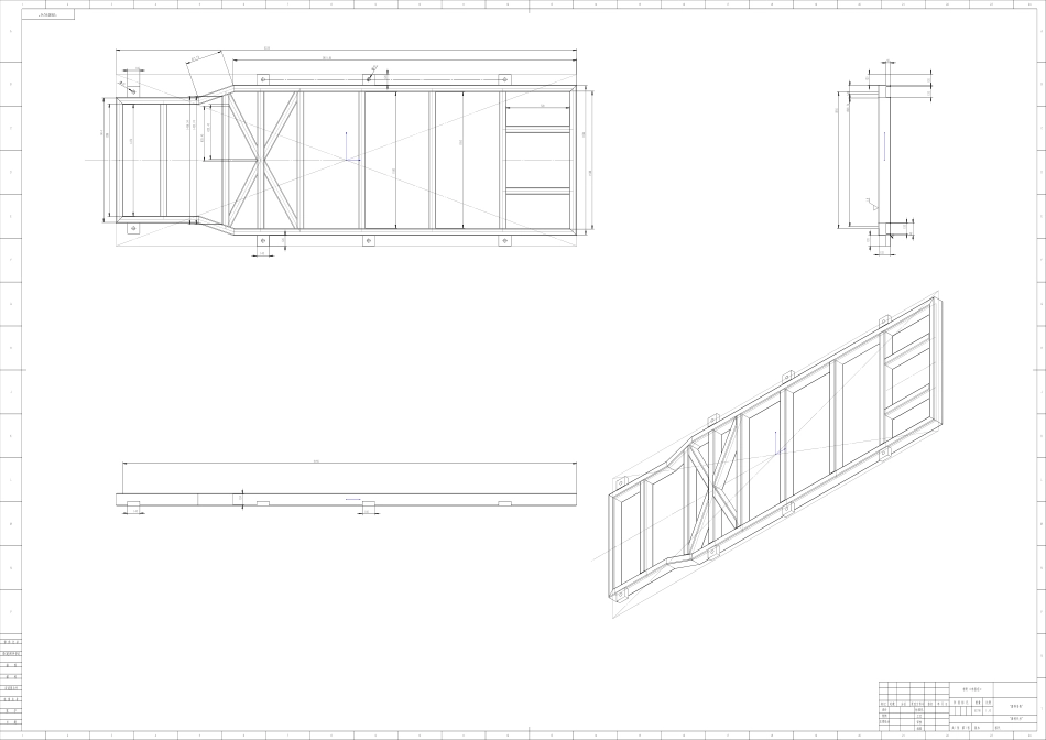 25年WP过AI车辆工程-某轻型客车车架的结构设计与仿真分析 附件图纸+A0.PDF_第1页