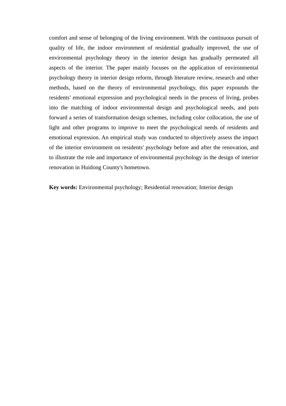 24年WP专升本环境设计 基于环境心理学的惠东老家室内改造设计探究-约15012字符.docx_第5页