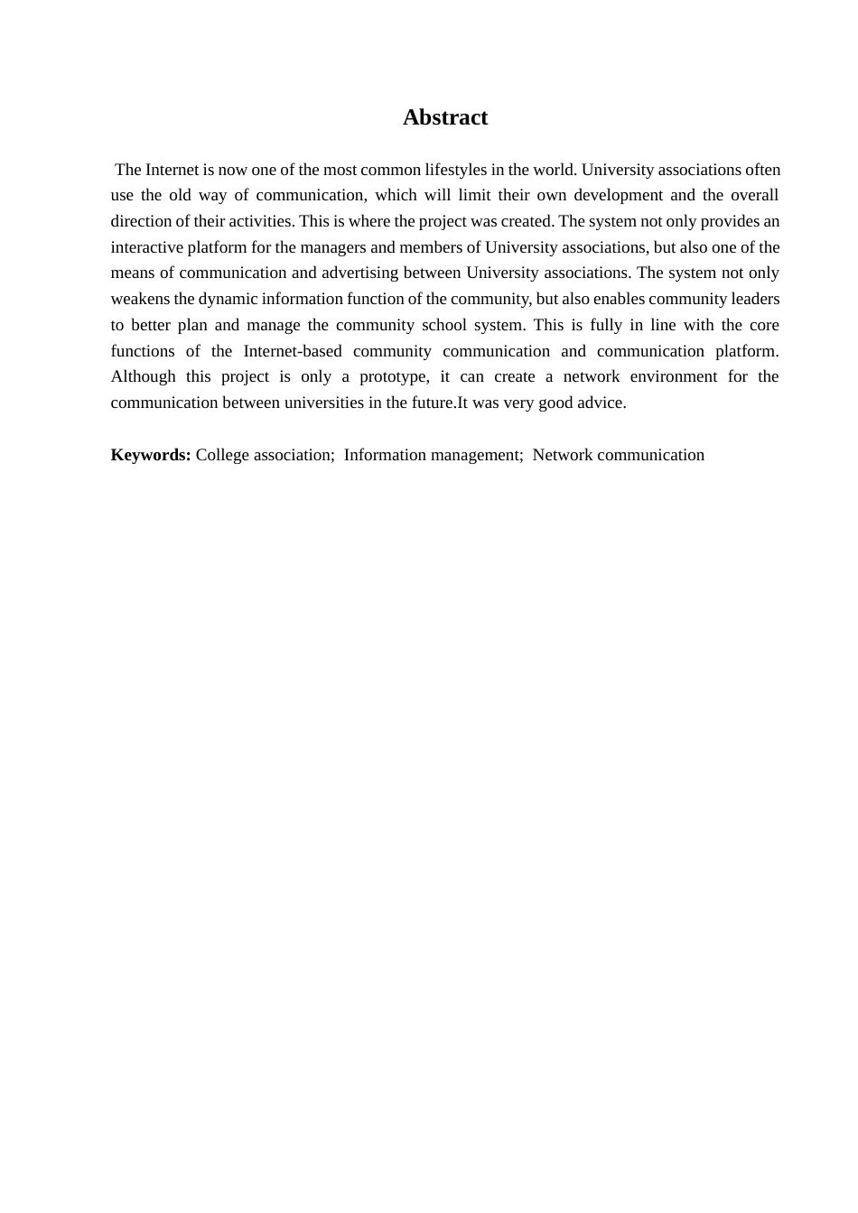 22年WP 基于Web的校园社团信息系统的设计与实现-约10415字符.docx_第4页