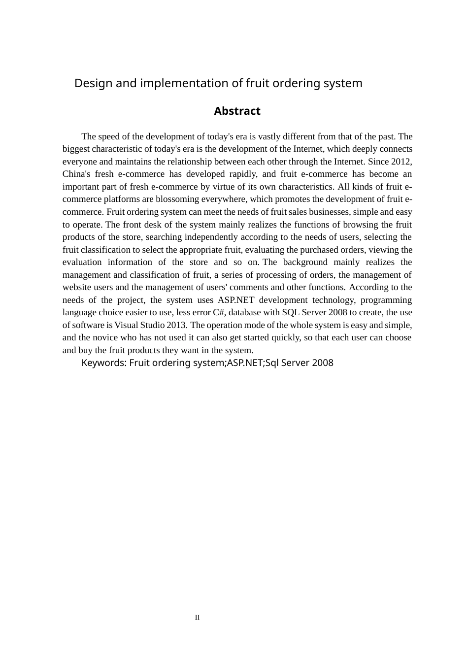 22年WP 《基于ASP.NET的水果订购系统的设计与实现》-约27827字符.docx_第6页