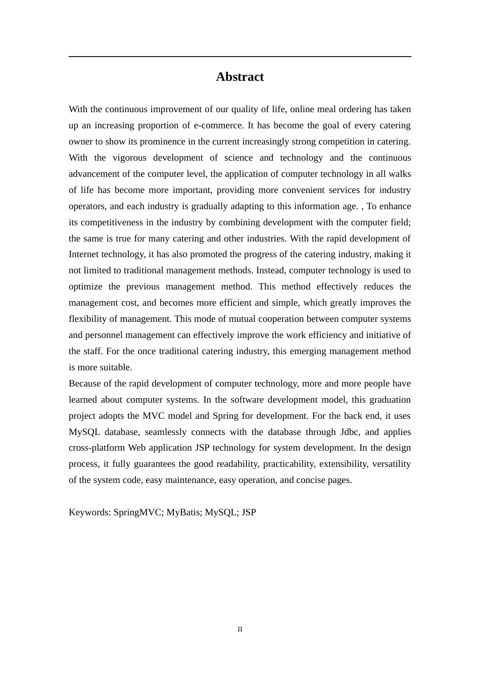 22年WP终稿 基于Web的校园订餐系统的设计与实现-约14672字符.docx_第4页