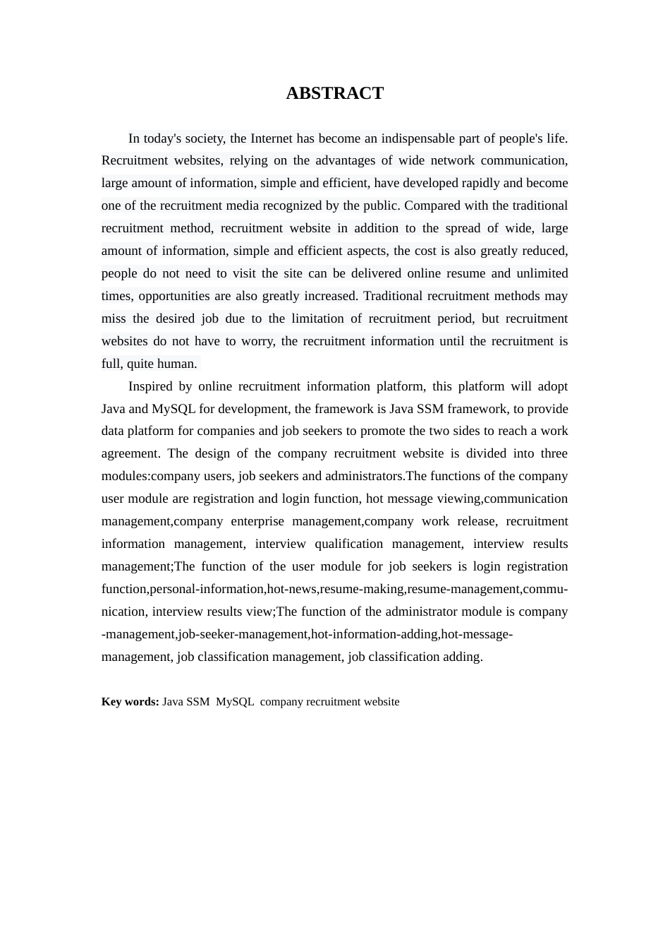 22年WP终稿 公司招聘网站的设计与实现-约28003字符.docx_第2页